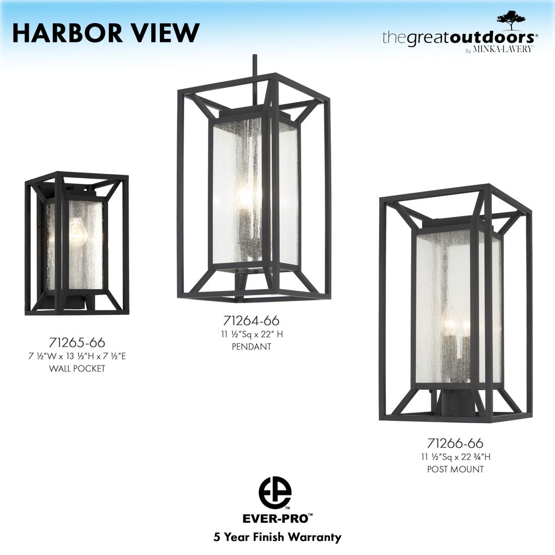 The Great Outdoors Harbor View 2-Light Coal Outdoor Wall Mount