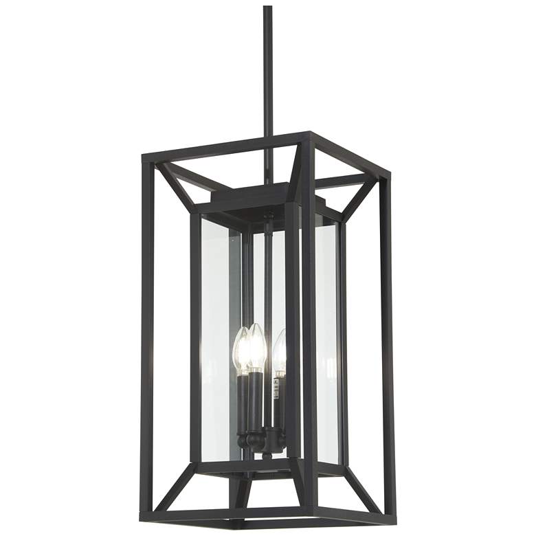Image 1 The Great Outdoors Harbor View 4-Light 11.5-in Black Lantern Pendant