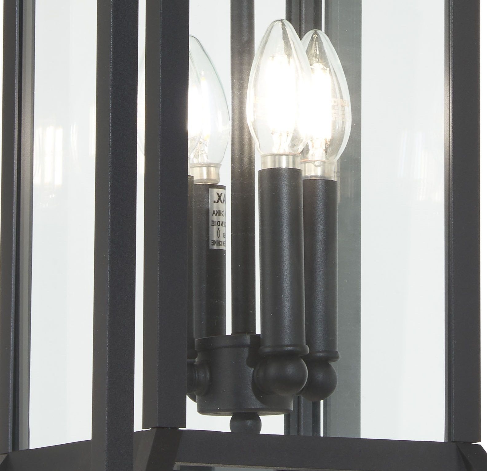 Image 4 The Great Outdoors Harbor View 4-Light 11.5-in Black Lantern Pendant more views