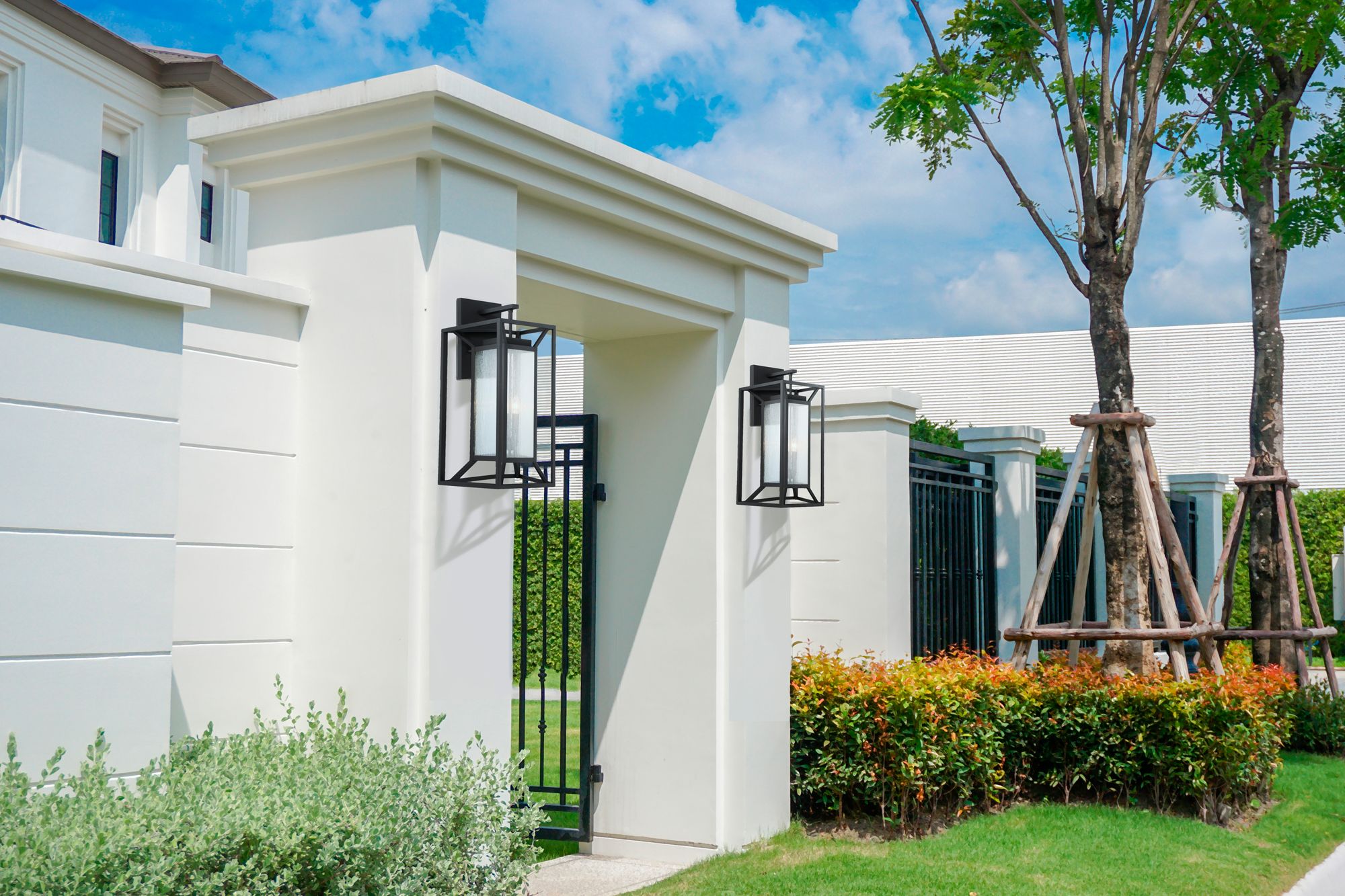 Image 6 The Great Outdoors Harbor View 4-Light Coal Outdoor Wall Mount more views