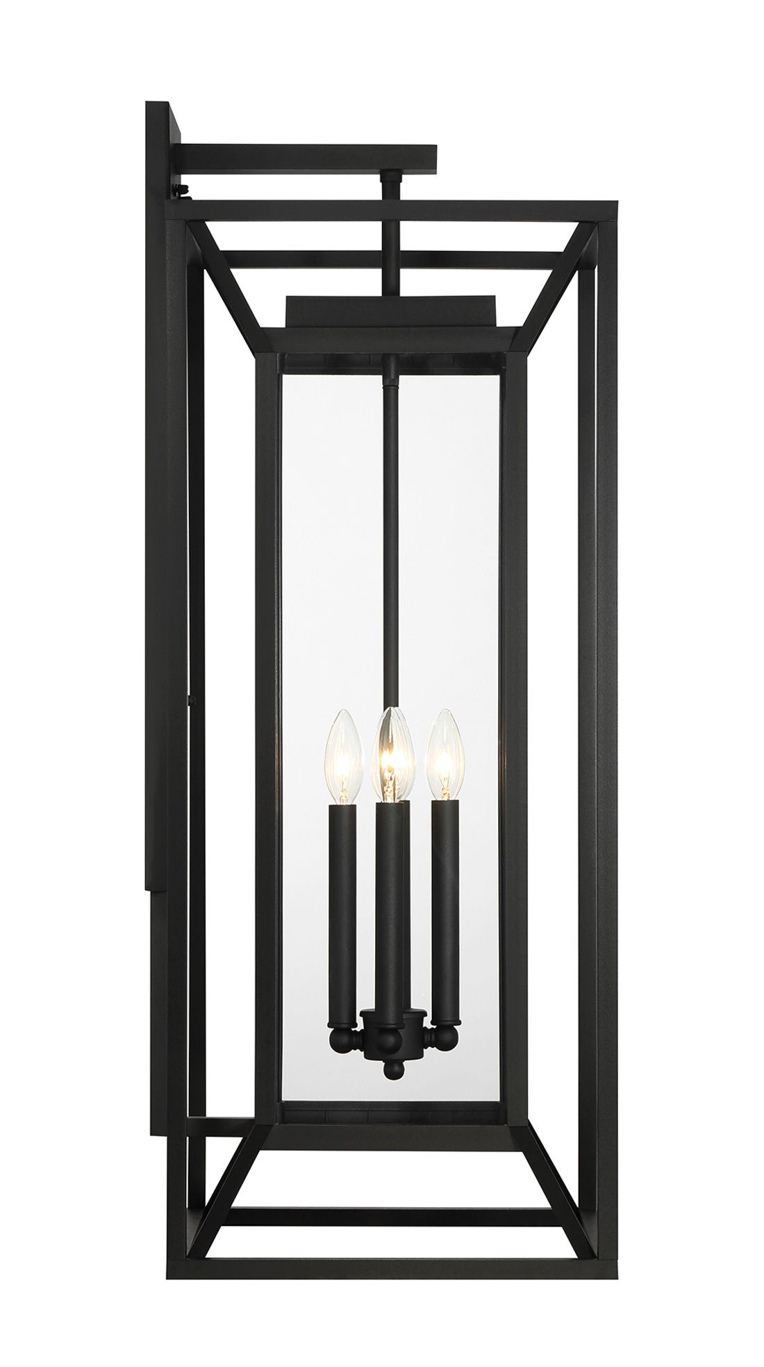Image 6 The Great Outdoors Harbor View 4-Light Sand Black Outdoor Wall Mount more views