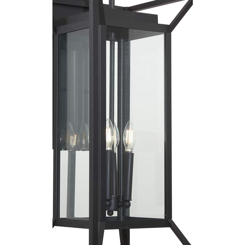 Image 6 The Great Outdoors Harbor View 4-Light Sand Black Outdoor Wall Sconce more views
