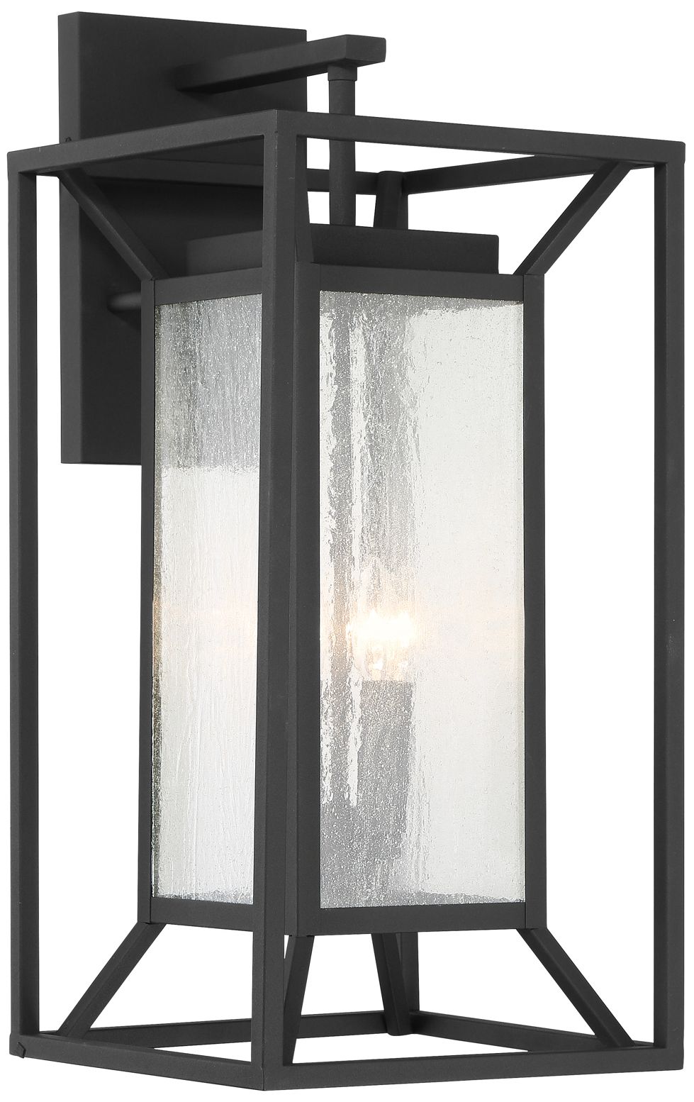 The Great Outdoors Harbor View 4-Light Sand Coal Outdoor Wall Mount