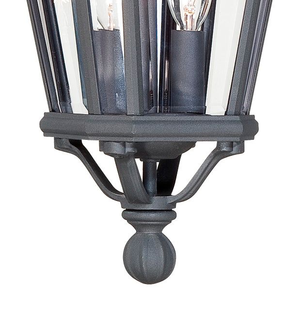 Image 3 The Great Outdoors Harrison 2-Light Sand Coal Outdoor Wall Mount more views