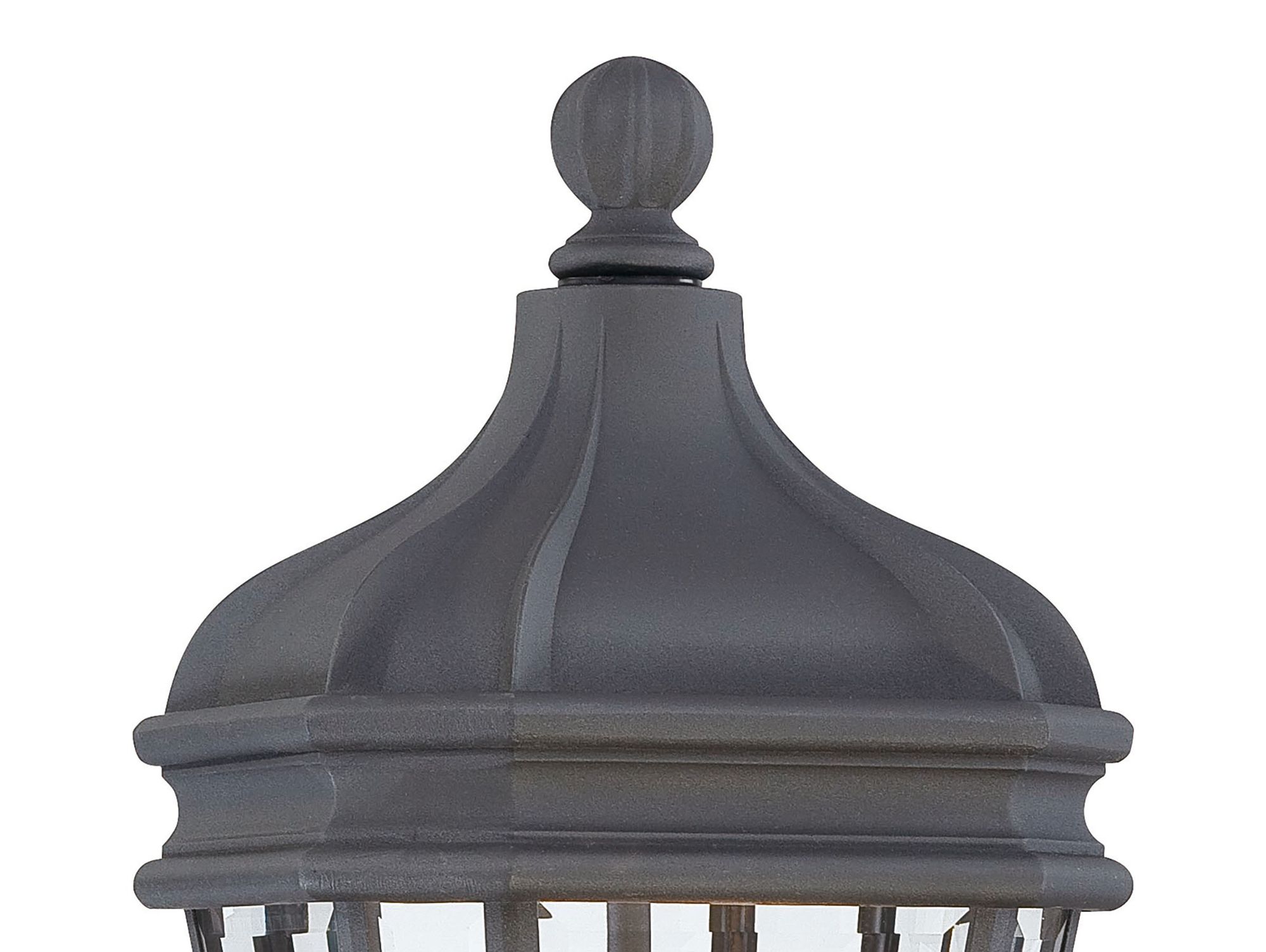Image 4 The Great Outdoors Harrison 3-Light Sand Coal Outdoor Post Mount more views