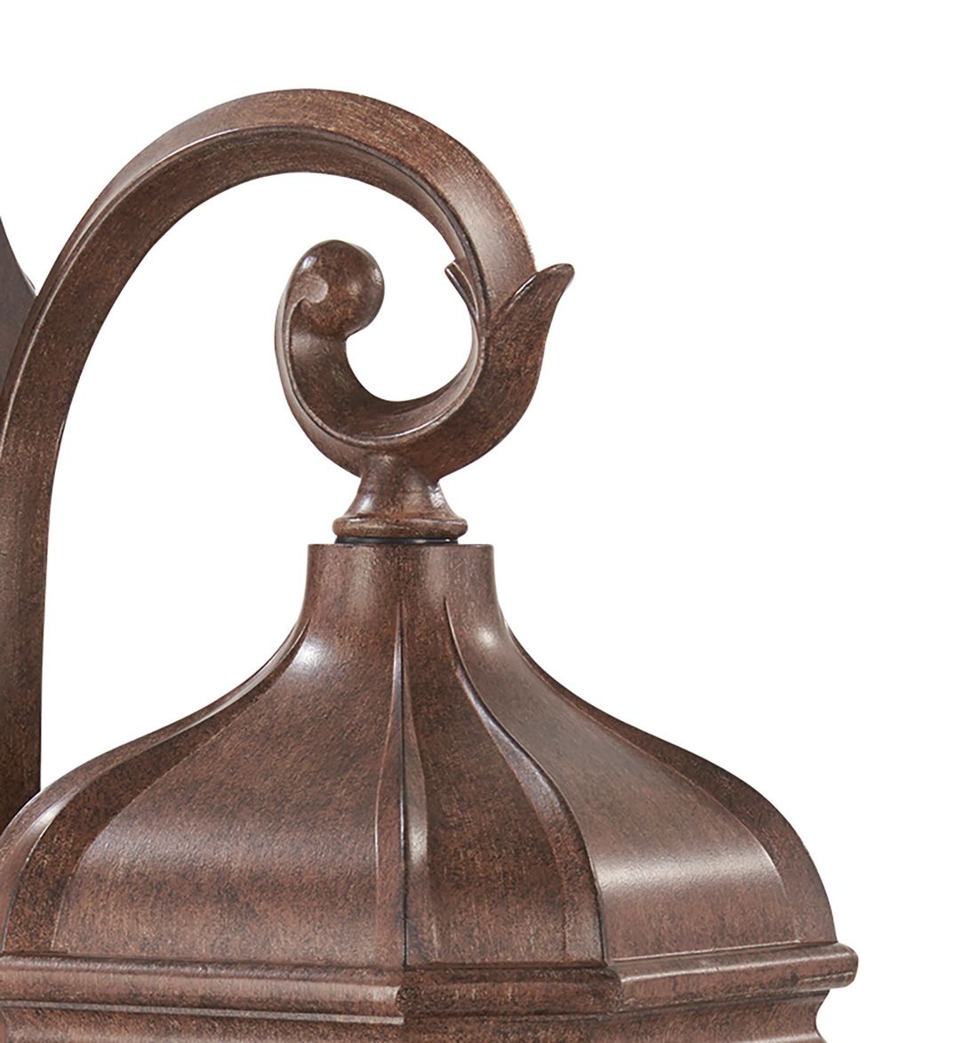 Image 6 The Great Outdoors Harrison 3-Light Vintage Rust Outdoor Wall Mount more views