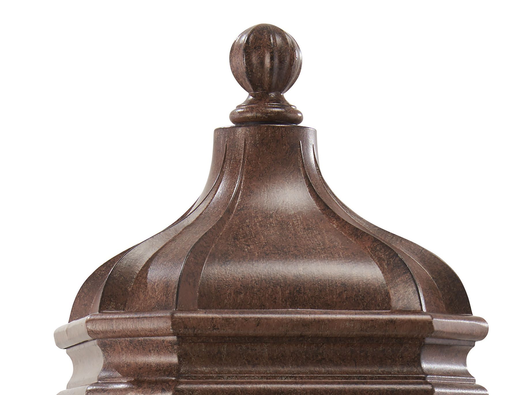 Thumbnail4 of The Great Outdoors Harrison 3-Light Vintage Rust Post Mount Lantern more views