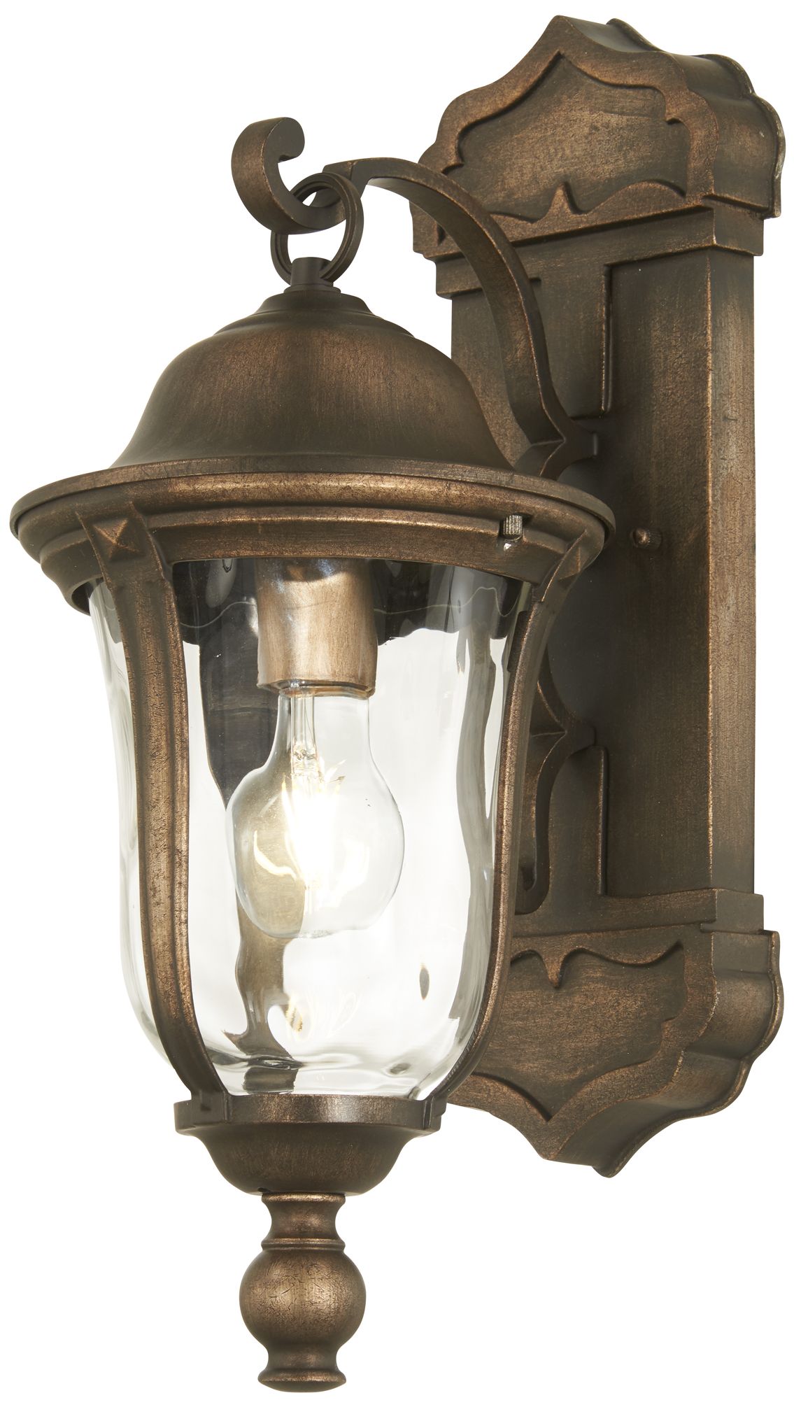 The Great Outdoors Havenwood 1-Light Tauira Bronze Outdoor Wall Mount