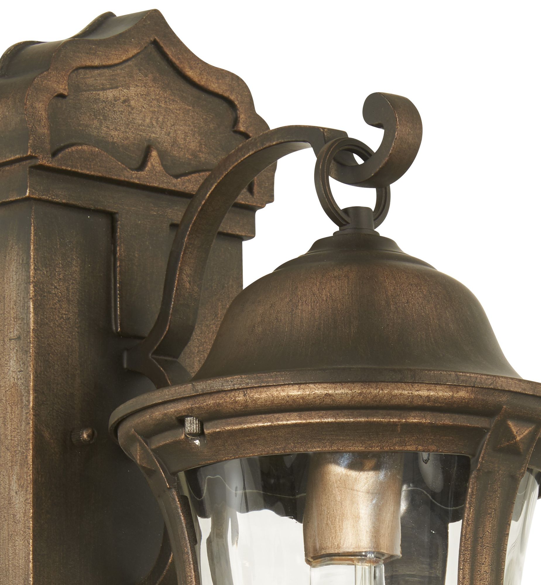 Image 4 The Great Outdoors Havenwood 1-Light Tauira Bronze Outdoor Wall Mount more views