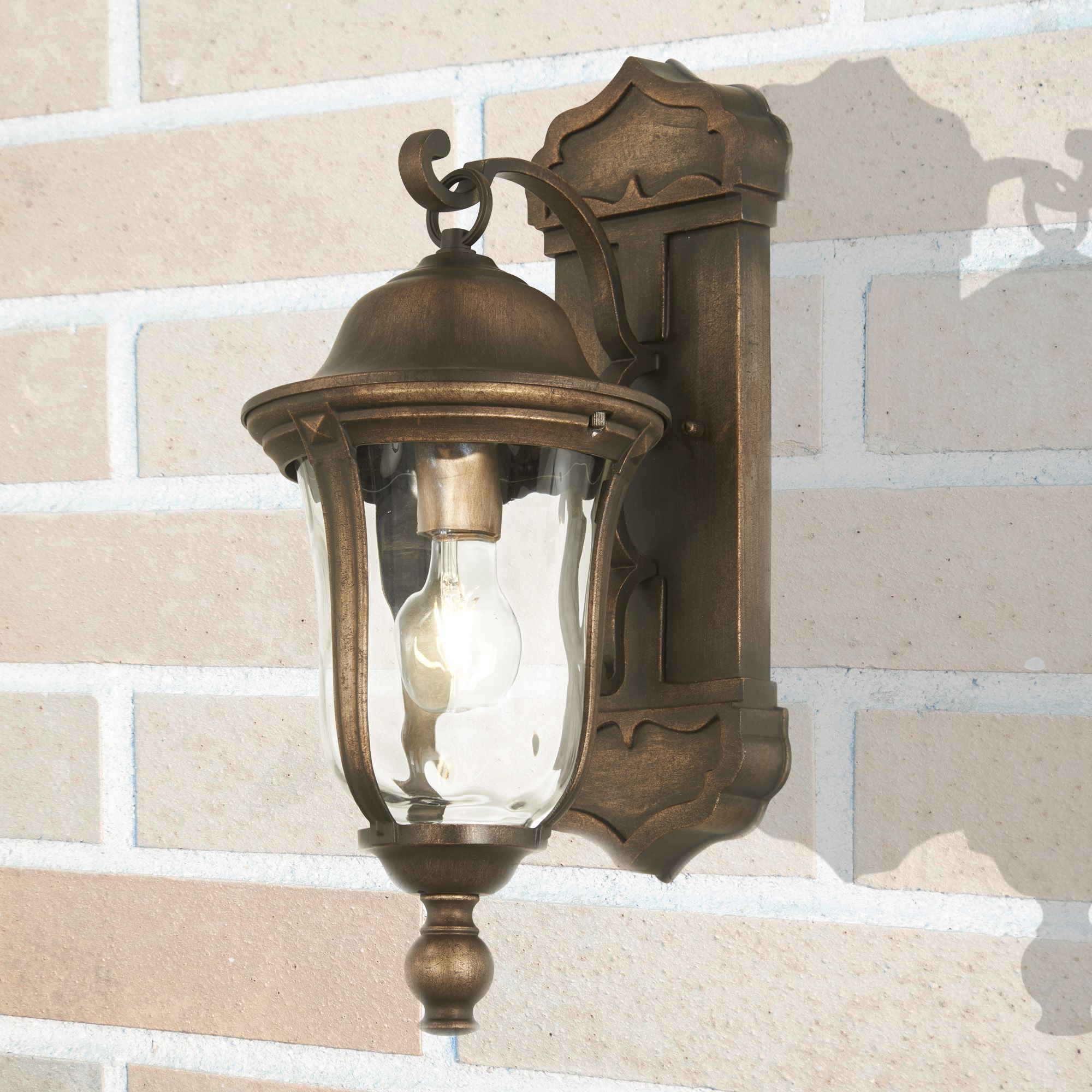 Image 6 The Great Outdoors Havenwood 1-Light Tauira Bronze Outdoor Wall Mount more views