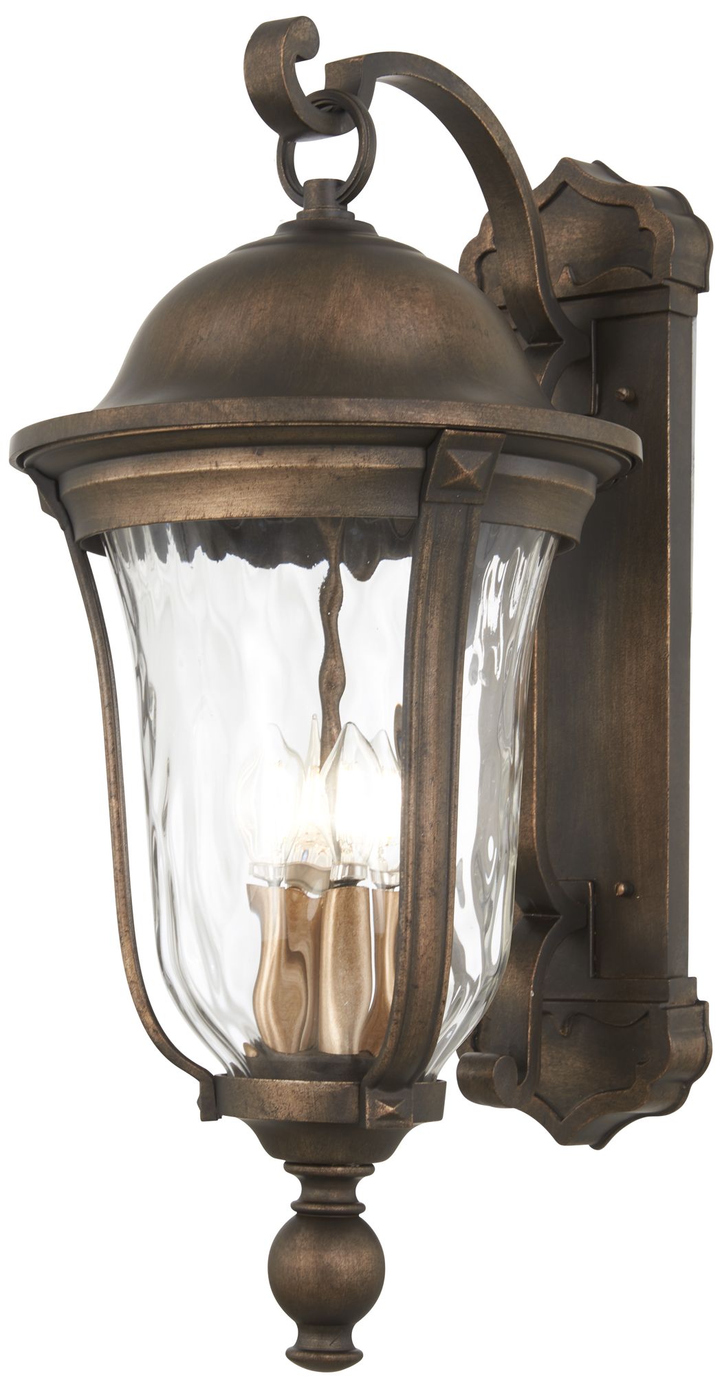 The Great Outdoors Havenwood 4-Light Tauira Bronze and Silver Wall Mount