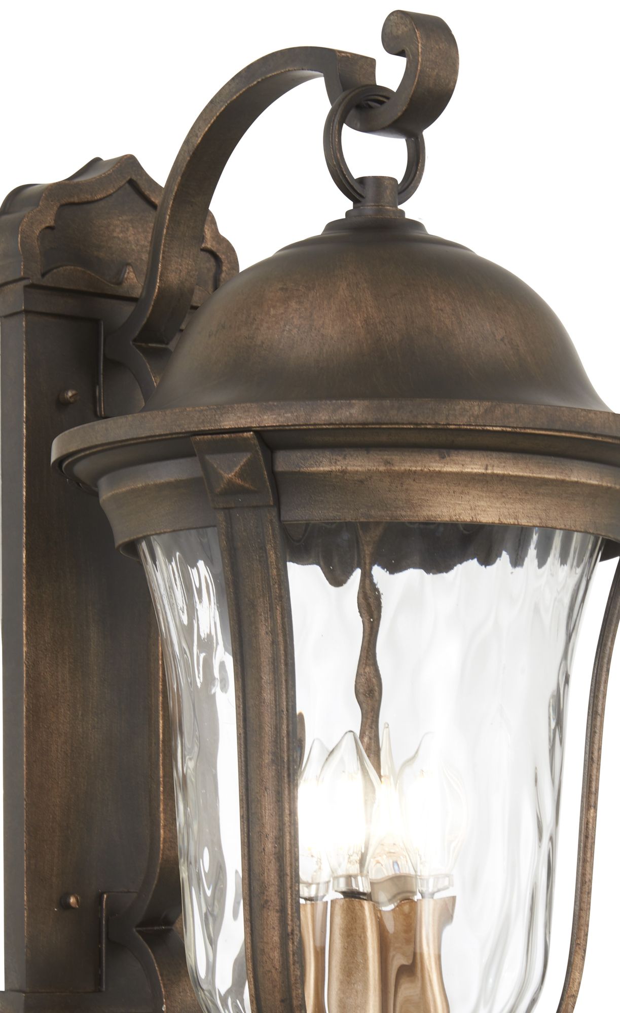 Image 3 The Great Outdoors Havenwood 4-Light Tauira Bronze and Silver Wall Mount more views