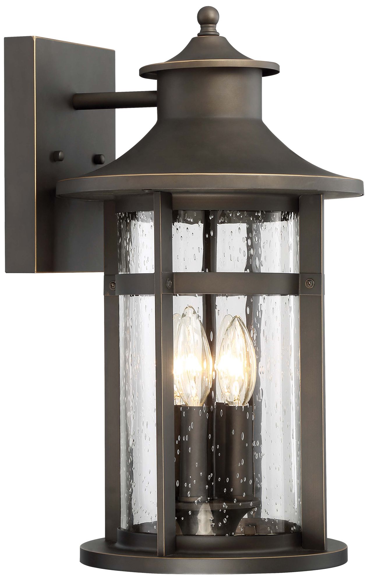 The Great Outdoors Highland Ridge 4-Light Oil Rubbed Bronze Wall Mount