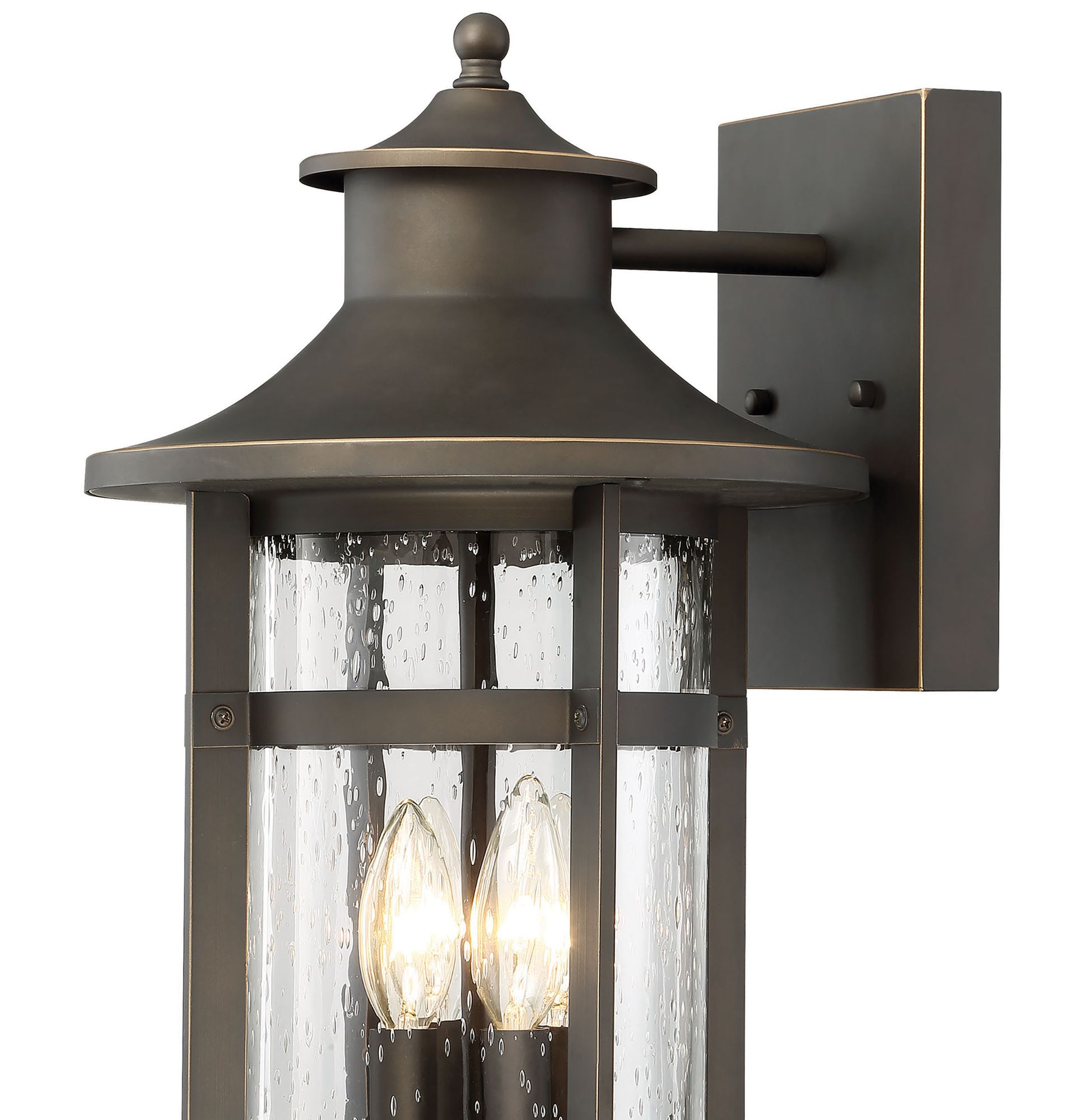 Image 2 The Great Outdoors Highland Ridge 4-Light Oil Rubbed Bronze Wall Mount more views