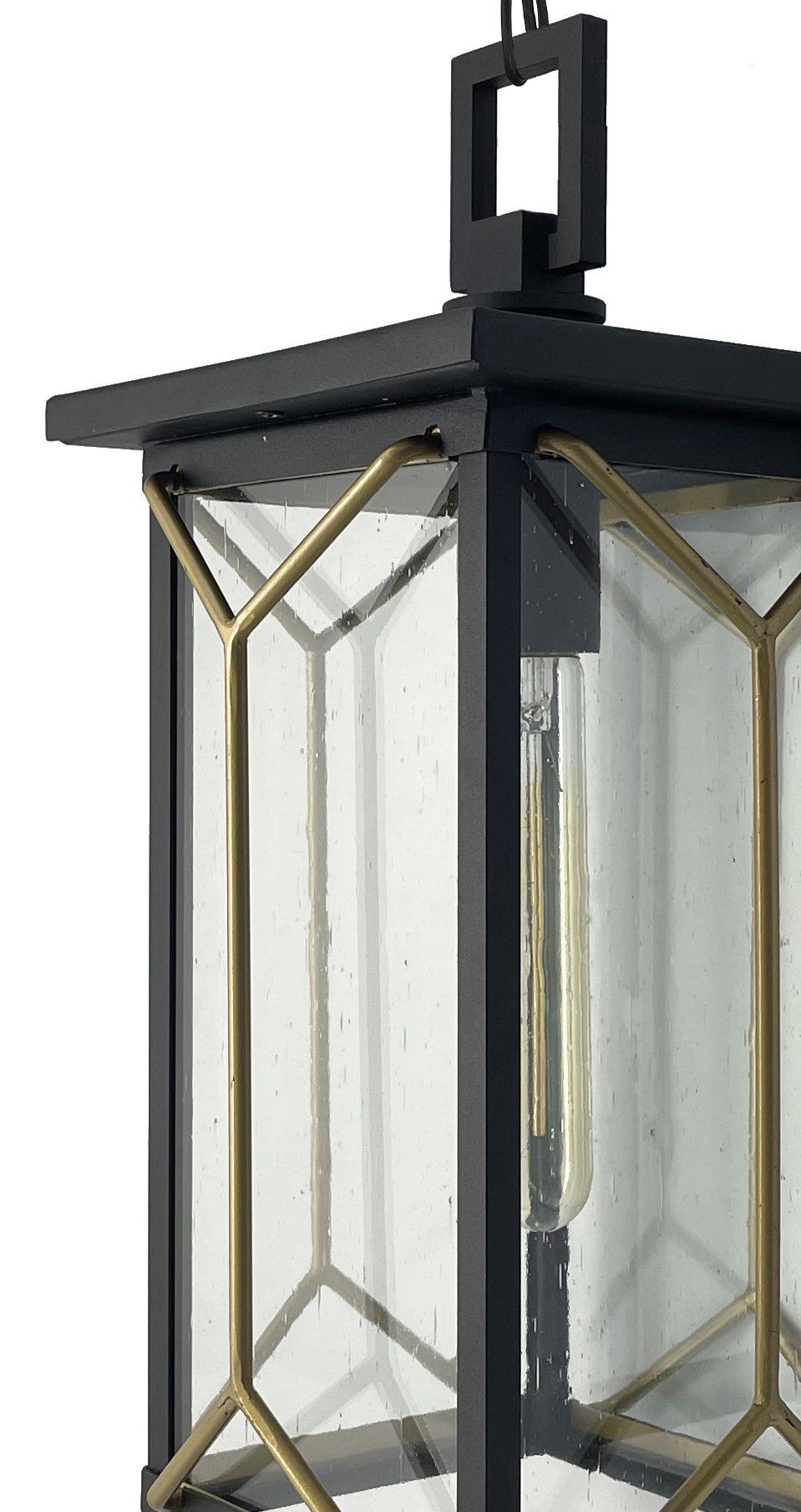 Thumbnail2 of The Great Outdoors Hillside Manor 1-Light Coal and Gold Chang Hung Lantern more views