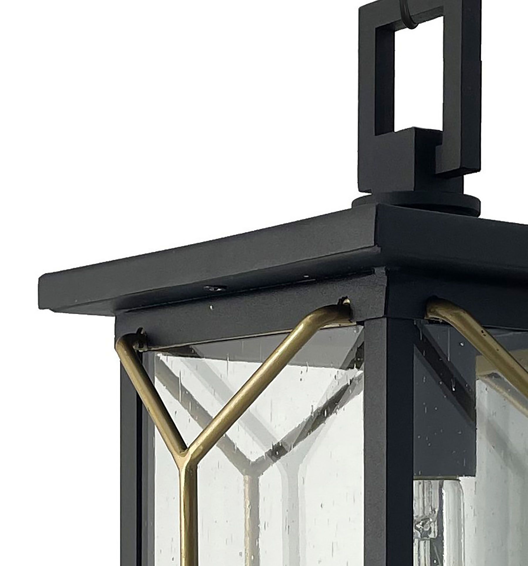 Thumbnail3 of The Great Outdoors Hillside Manor 1-Light Coal and Gold Chang Hung Lantern more views