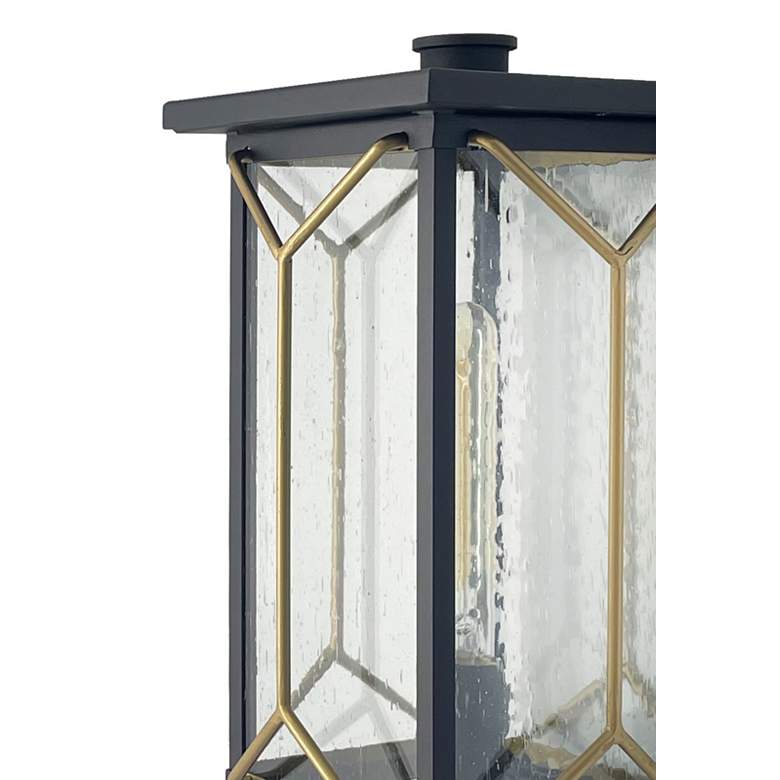 Image 2 The Great Outdoors Hillside Manor 1-Light Sand Coal Outdoor Post Light more views