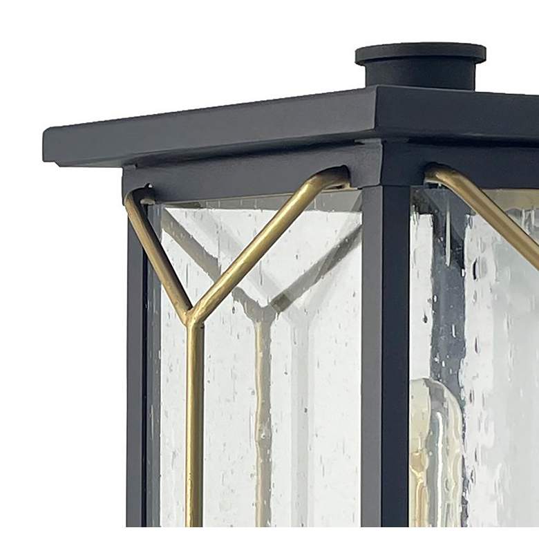 Image 3 The Great Outdoors Hillside Manor 1-Light Sand Coal Outdoor Post Light more views