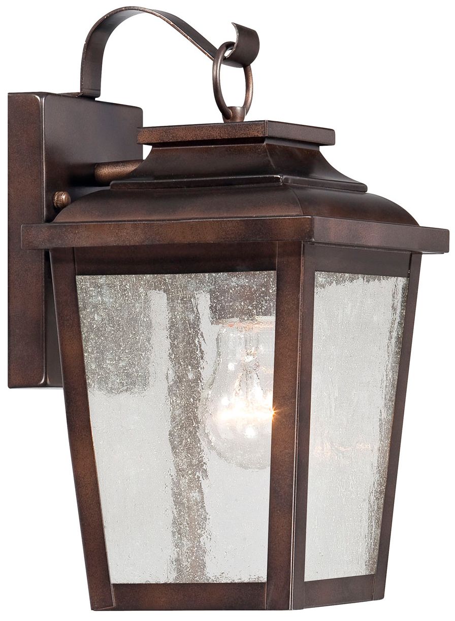Image 3 The Great Outdoors Irvington Manor 1-Light Chelesa Bronze Wall Mount