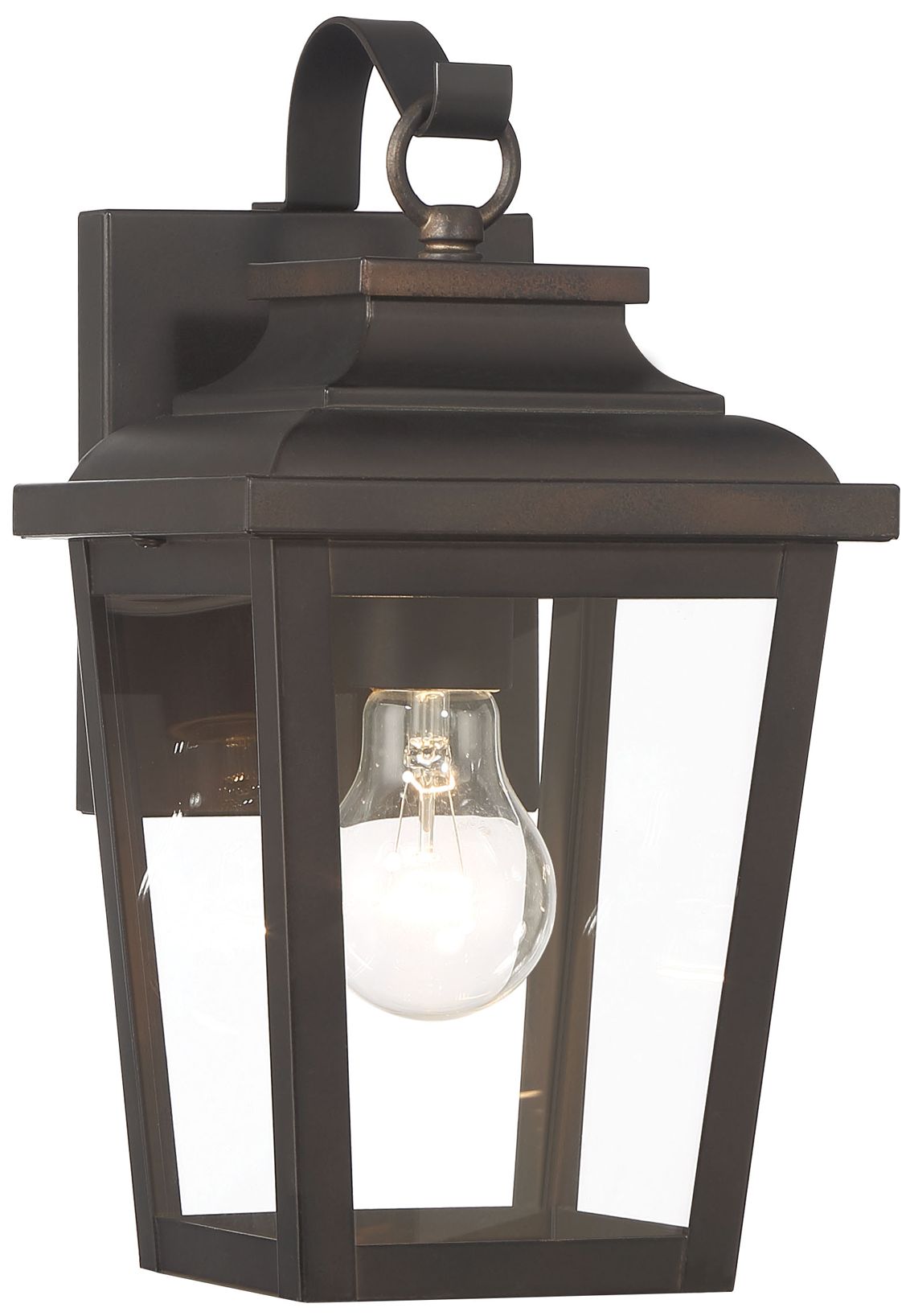 The Great Outdoors Irvington Manor 1-Light Chelesa Bronze Wall Mount