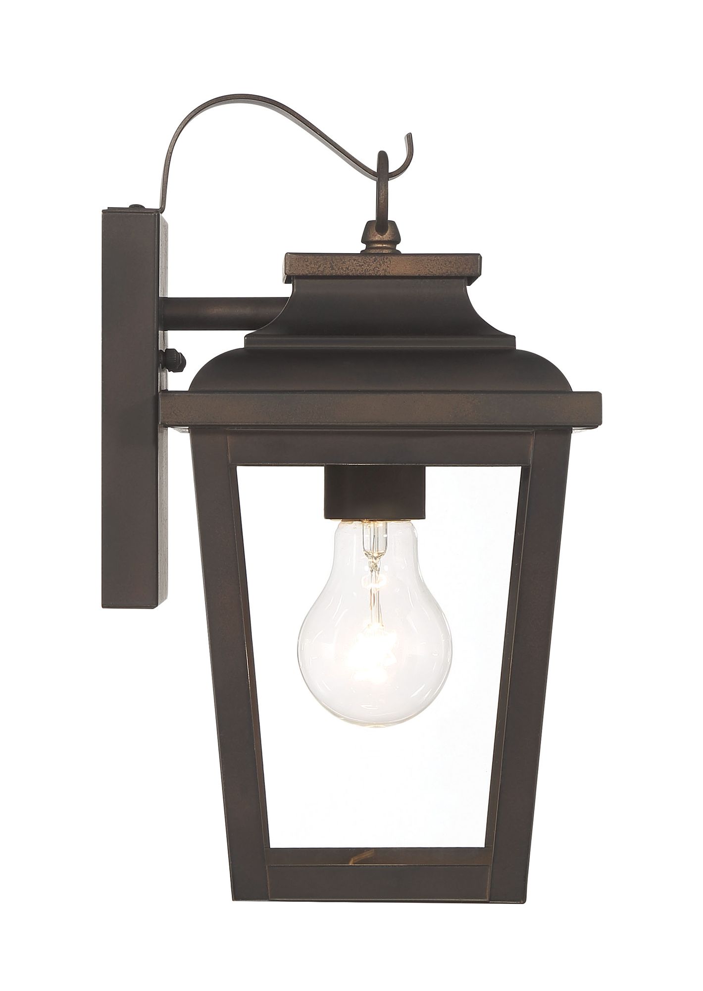 Image 5 The Great Outdoors Irvington Manor 1-Light Chelesa Bronze Wall Mount more views