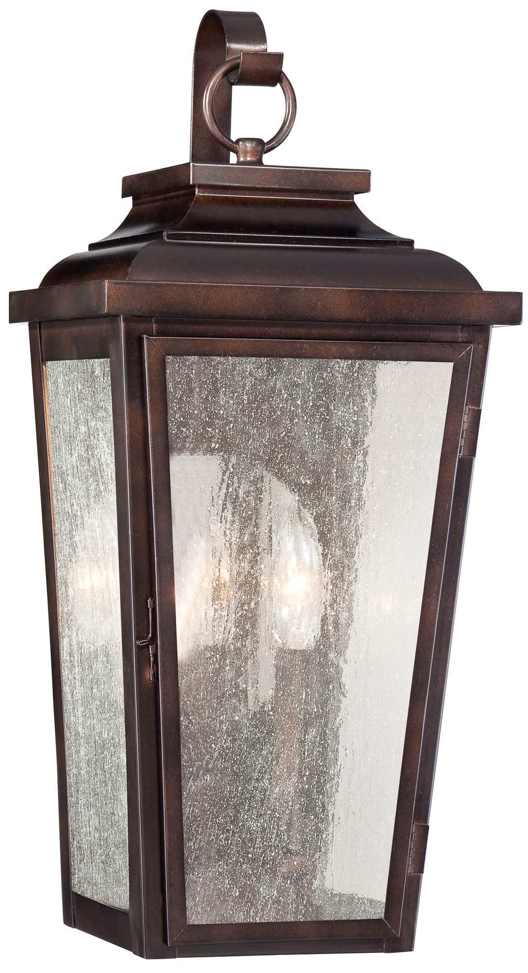 Image 2 The Great Outdoors Irvington Manor 2-Light Chelesa Bronze Pocket Lantern