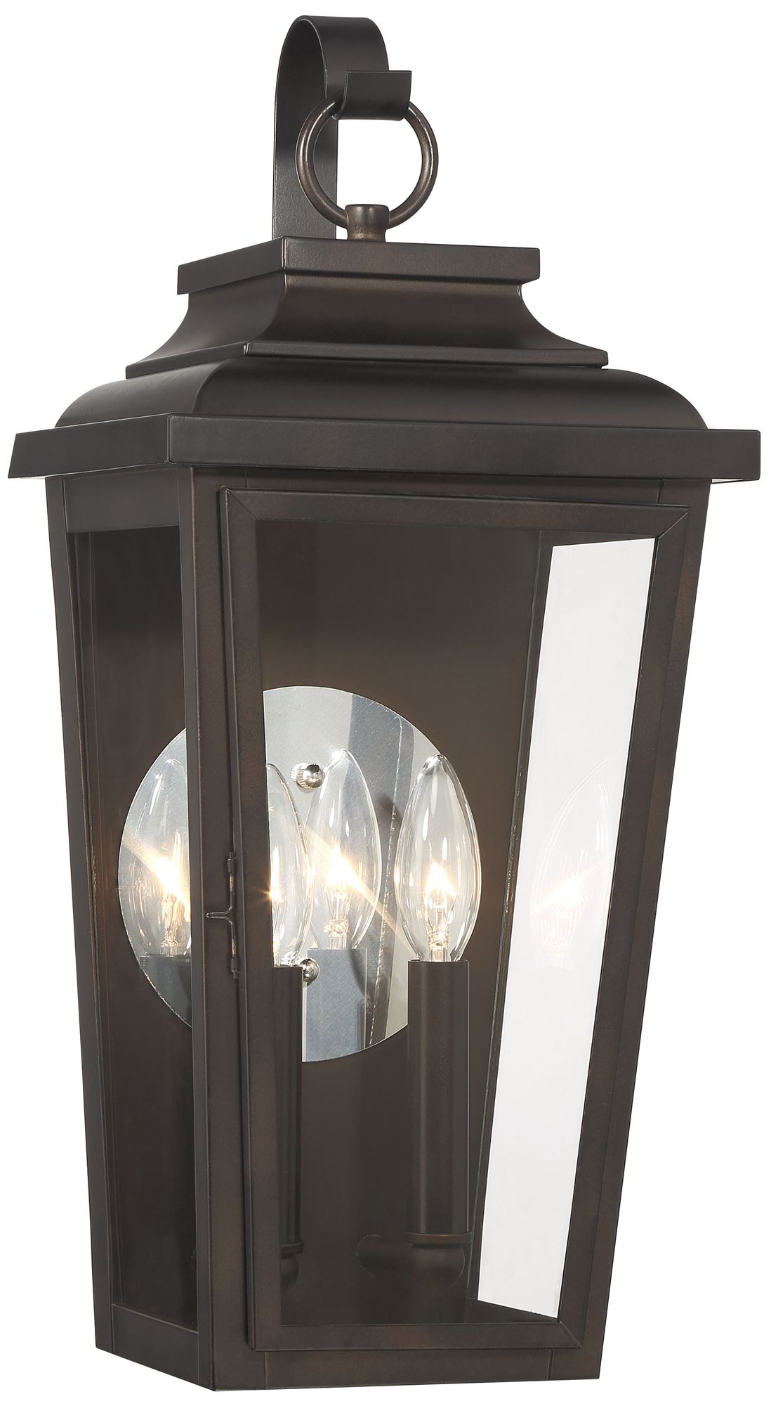 The Great Outdoors Irvington Manor 2-Light Chelesa Bronze Pocket Lantern
