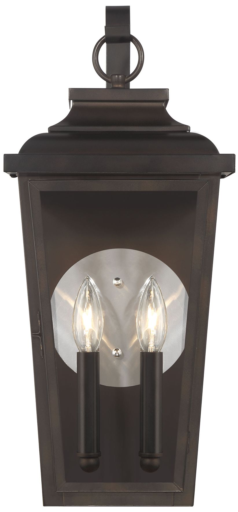 Image 7 The Great Outdoors Irvington Manor 2-Light Chelesa Bronze Pocket Lantern more views