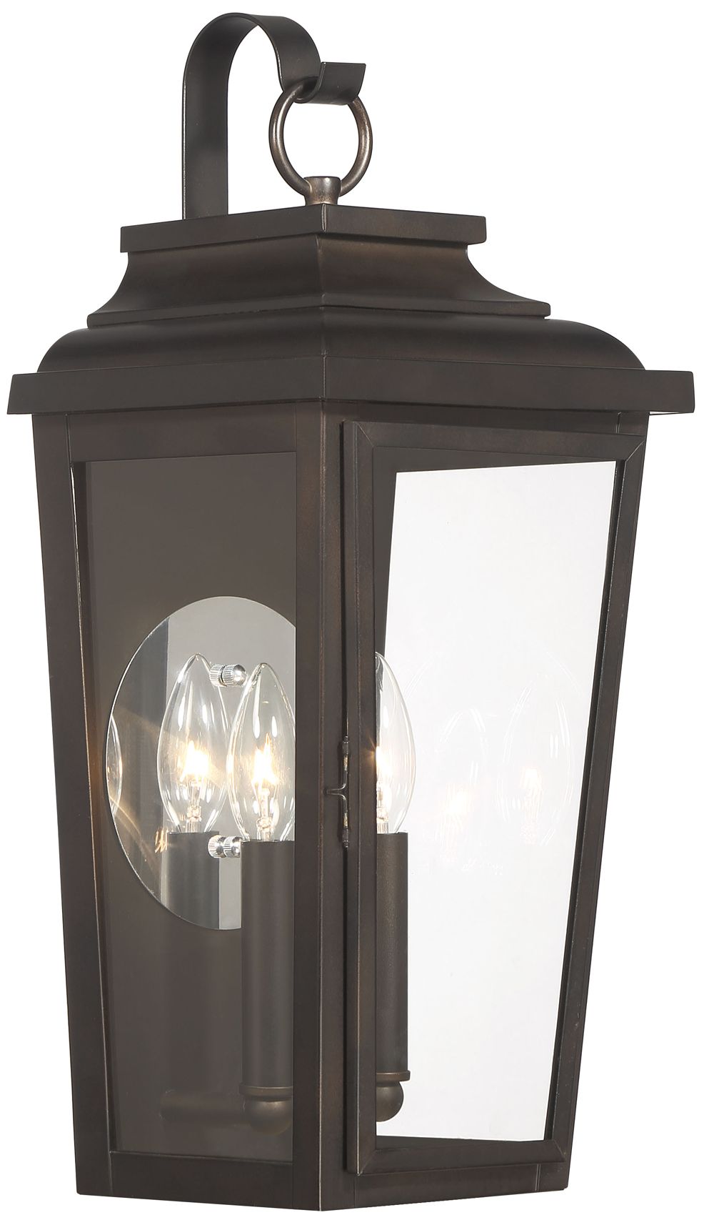 The Great Outdoors Irvington Manor 2-Light Chelesa Bronze Pocket Lantern