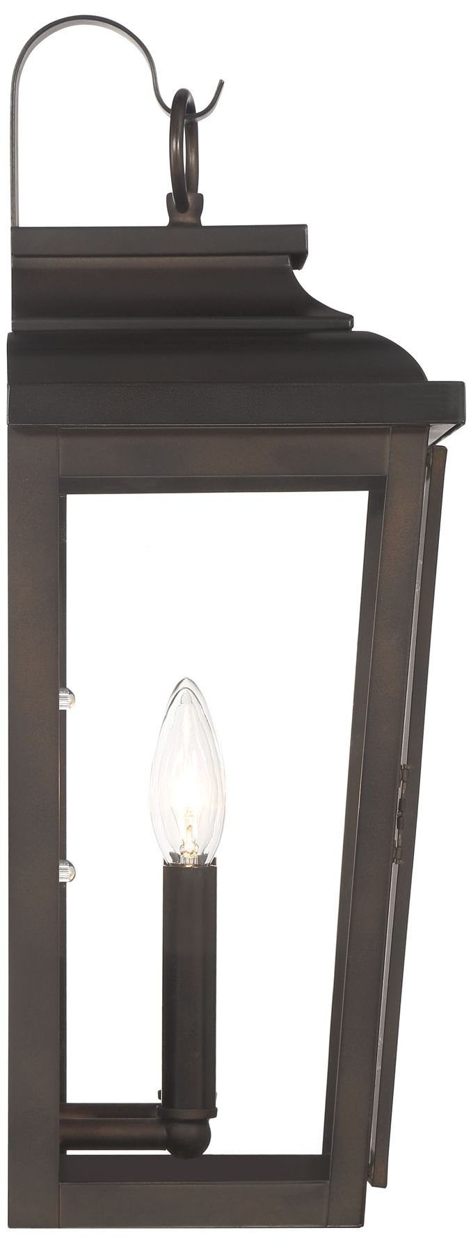 The Great Outdoors Irvington Manor 2-Light Chelesa Bronze Pocket Lantern