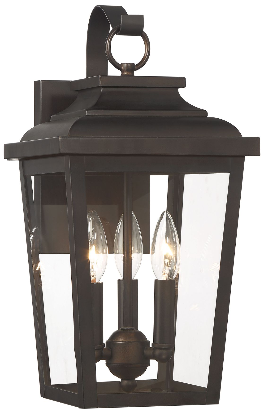 The Great Outdoors Irvington Manor 3-Light Chelesa Bronze Wall Mount