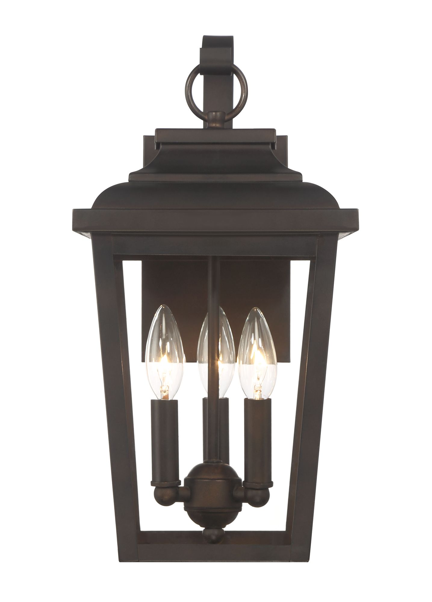 Image 5 The Great Outdoors Irvington Manor 3-Light Chelesa Bronze Wall Mount more views