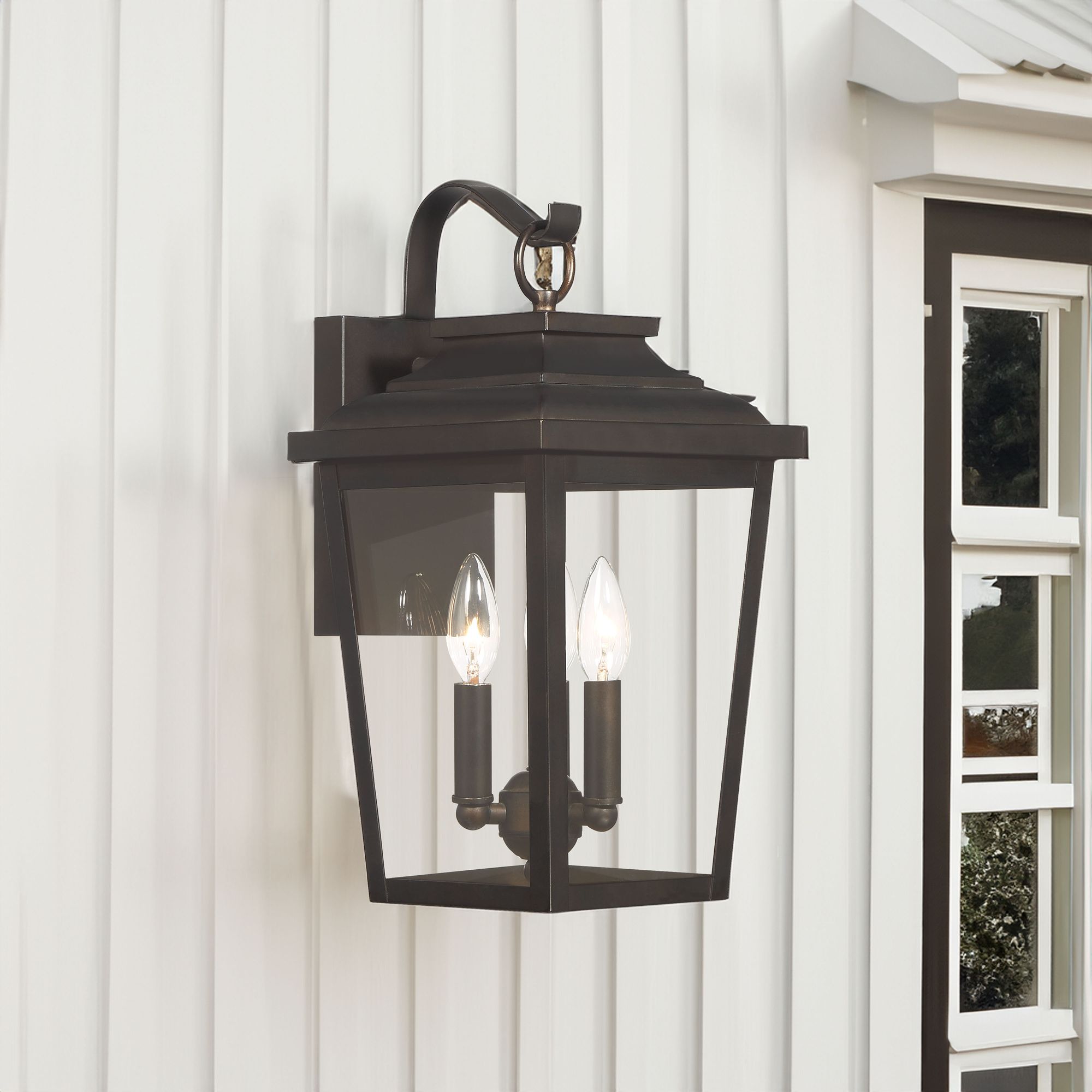The Great Outdoors Irvington Manor 3-Light Chelesa Bronze Wall Mount