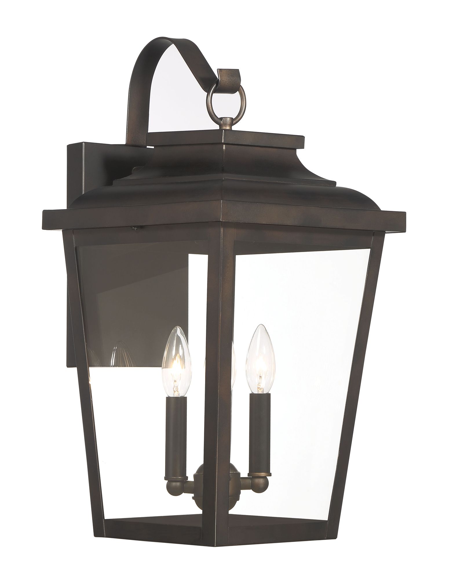 Image 4 The Great Outdoors Irvington Manor 4-Light Chelesa Bronze Wall Mount more views