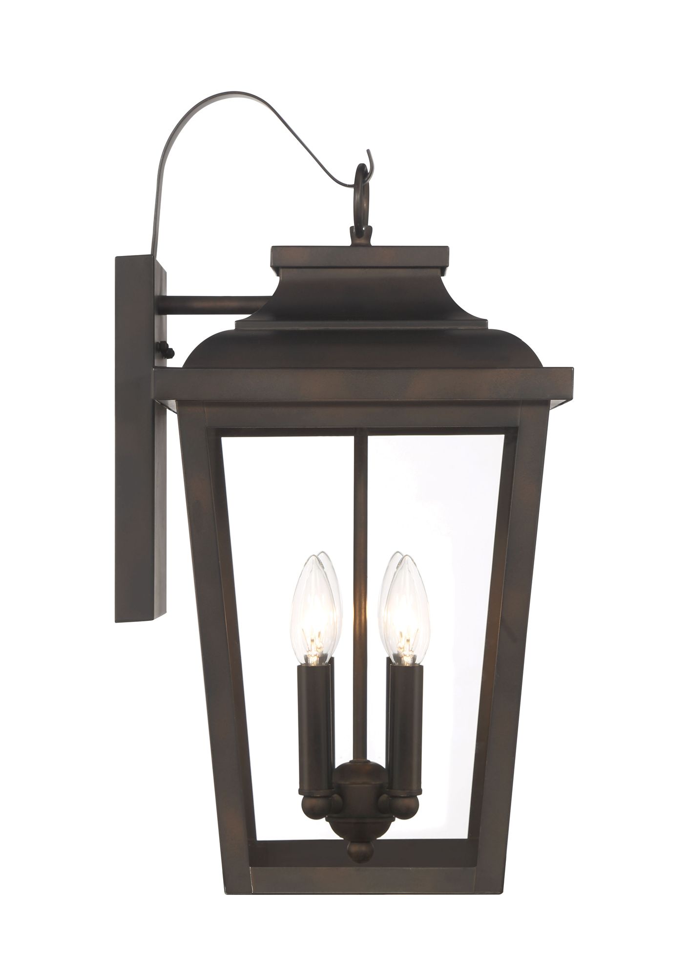 Image 5 The Great Outdoors Irvington Manor 4-Light Chelesa Bronze Wall Mount more views