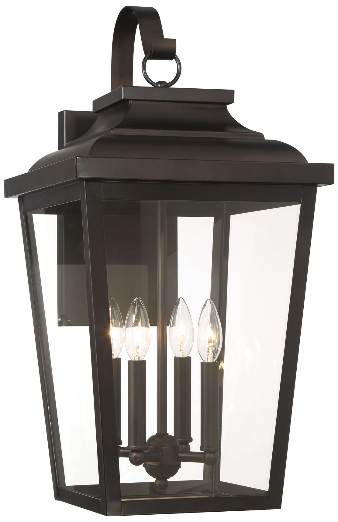 The Great Outdoors Irvington Manor 4-Light Chelesa Bronze Wall Mount