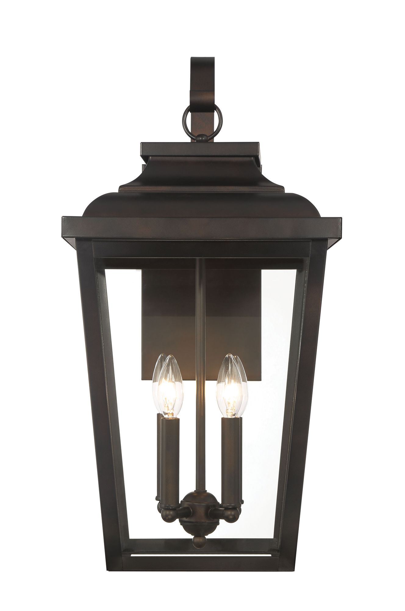Image 3 The Great Outdoors Irvington Manor 4-Light Chelesa Bronze Wall Mount more views