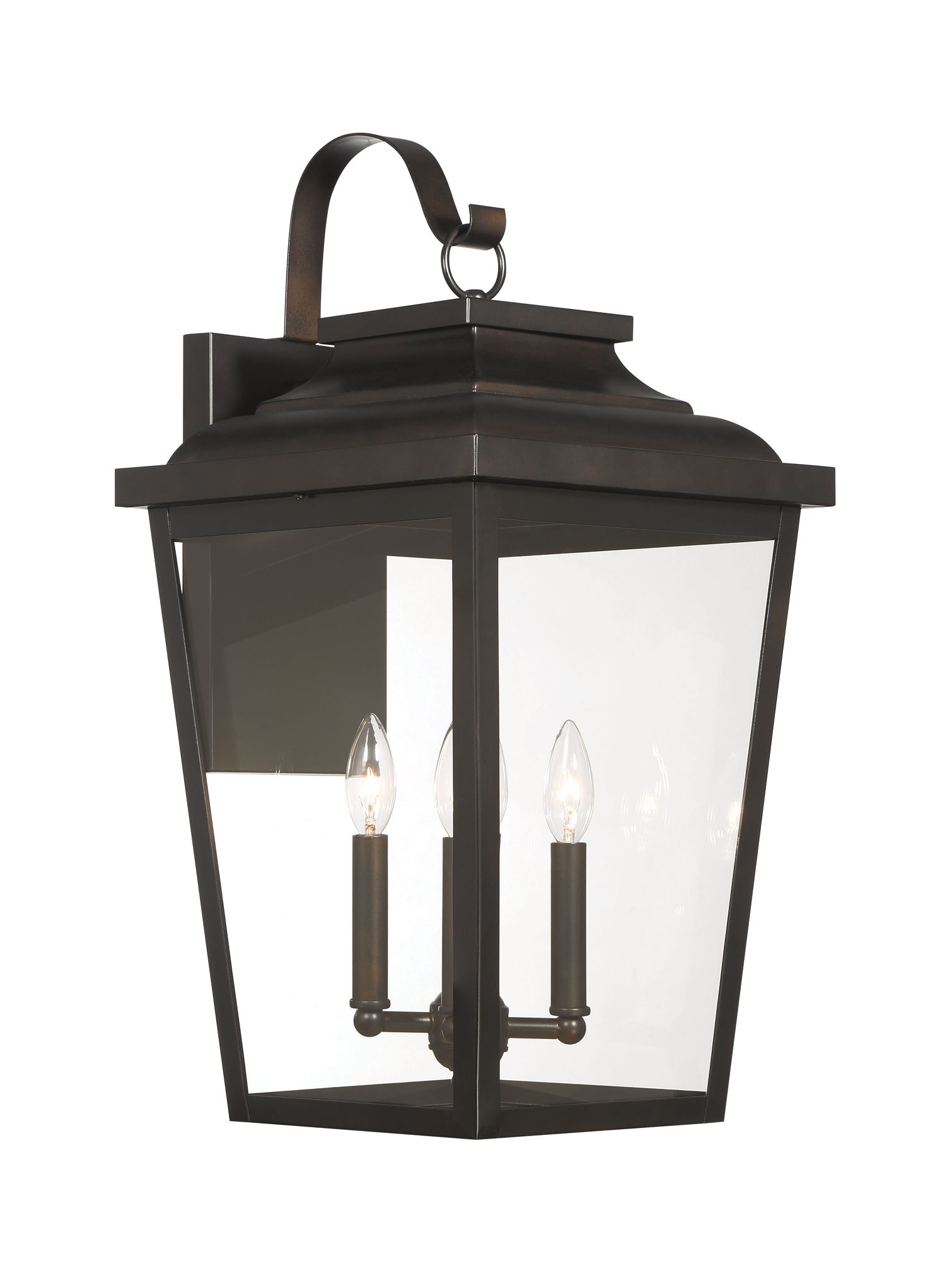 Image 4 The Great Outdoors Irvington Manor 4-Light Chelesa Bronze Wall Mount more views