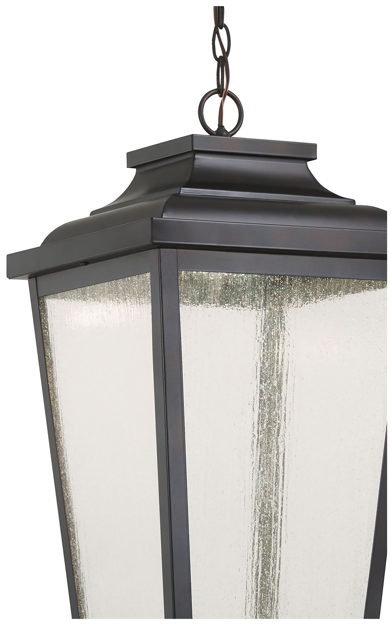 Image 2 The Great Outdoors Irvington Manor LED Chelesa Bronze Hanging Lantern more views