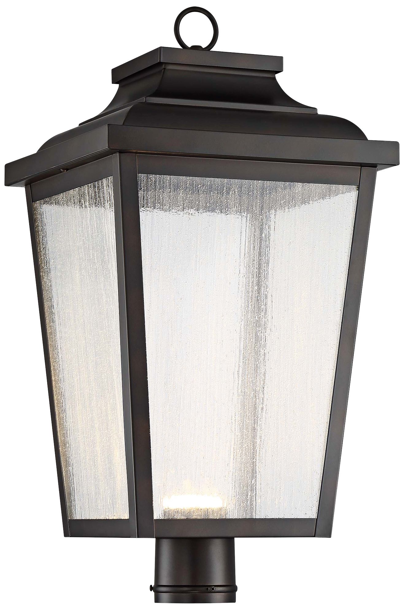 Image 2 The Great Outdoors Irvington Manor LED Chelesa Bronze Mount Lantern