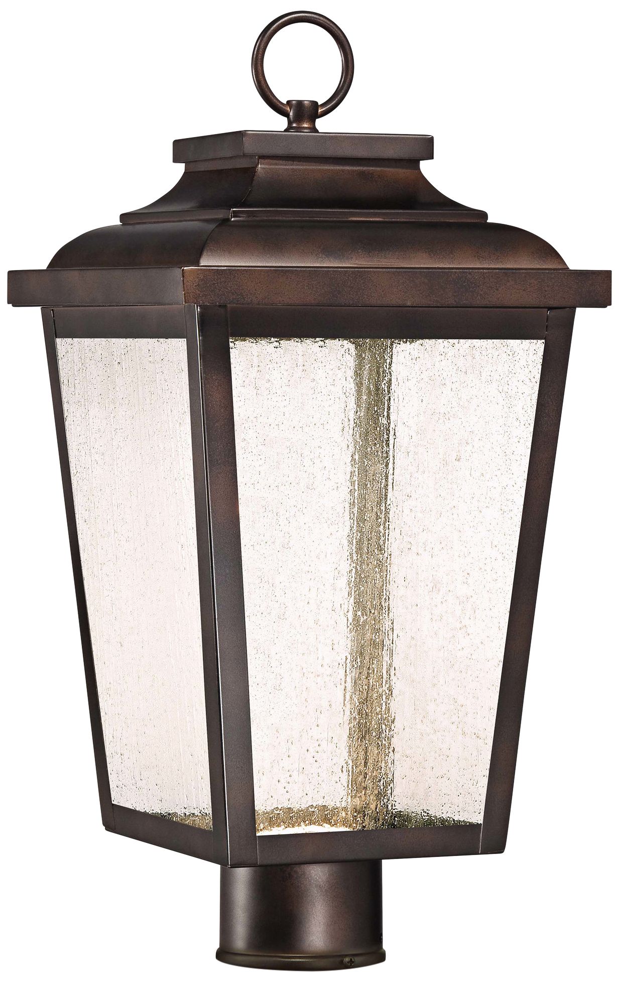 The Great Outdoors Irvington Manor LED Chelesa Bronze Outdoor Post Mount