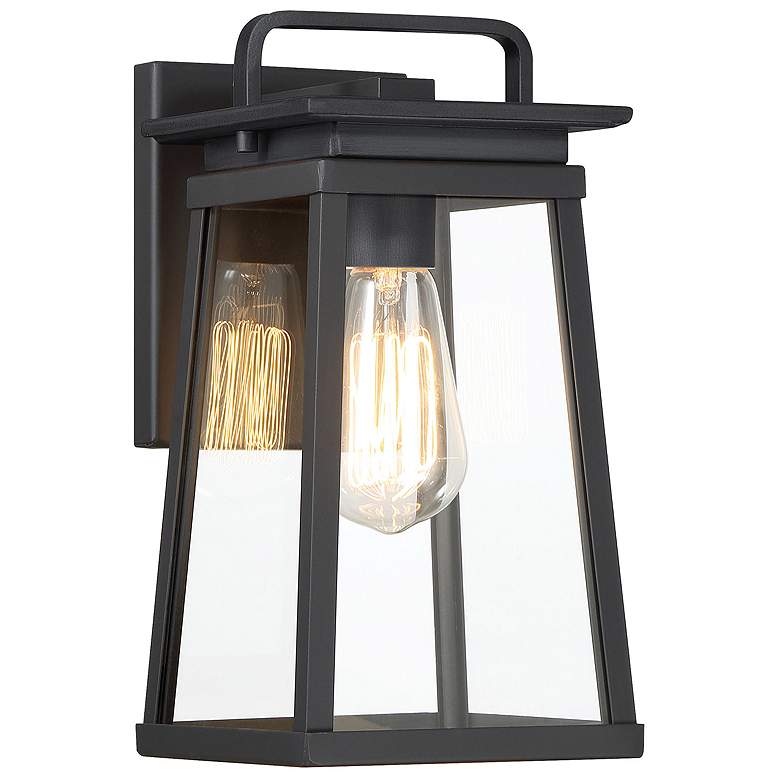 Image 2 The Great Outdoors Isla Vista 1-Light Black Outdoor Wall Mount