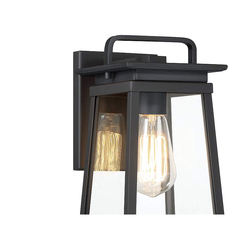 Image 3 The Great Outdoors Isla Vista 1-Light Black Outdoor Wall Mount more views