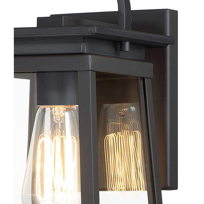Image 4 The Great Outdoors Isla Vista 1-Light Black Outdoor Wall Mount more views