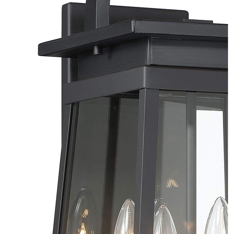 Image 6 The Great Outdoors Isla Vista 4-Light Black Outdoor Wall Mount more views