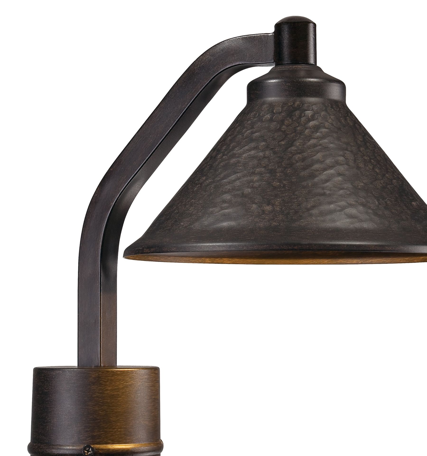 Image 4 The Great Outdoors Kirkham 1-Light Aspen Bronze Outdoor Post Mount more views