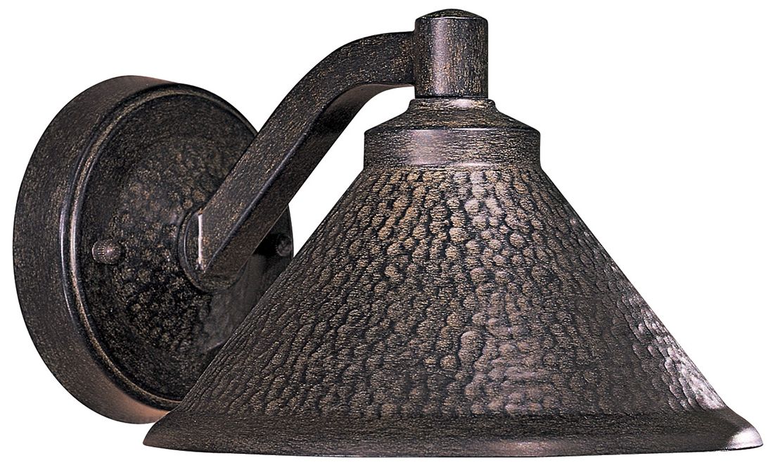 The Great Outdoors Kirkham 1-Light Aspen Bronze Outdoor Wall Mount