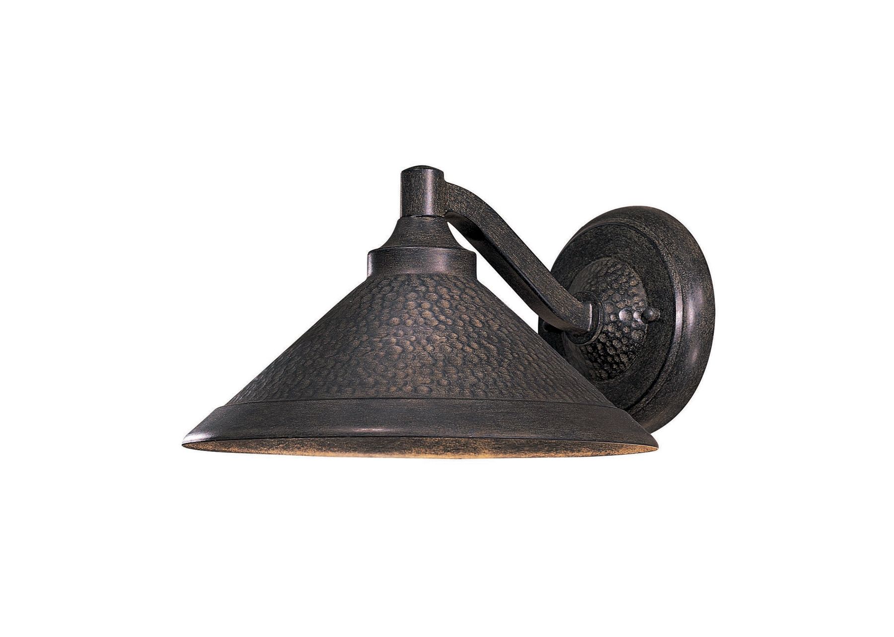 Image 6 The Great Outdoors Kirkham 1-Light Aspen Bronze Outdoor Wall Mount more views