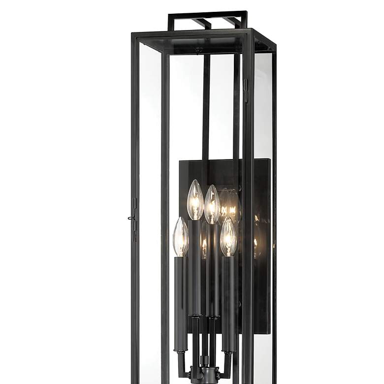 Image 3 The Great Outdoors Knoll Road 4-Light Black Outdoor Wall Mount more views