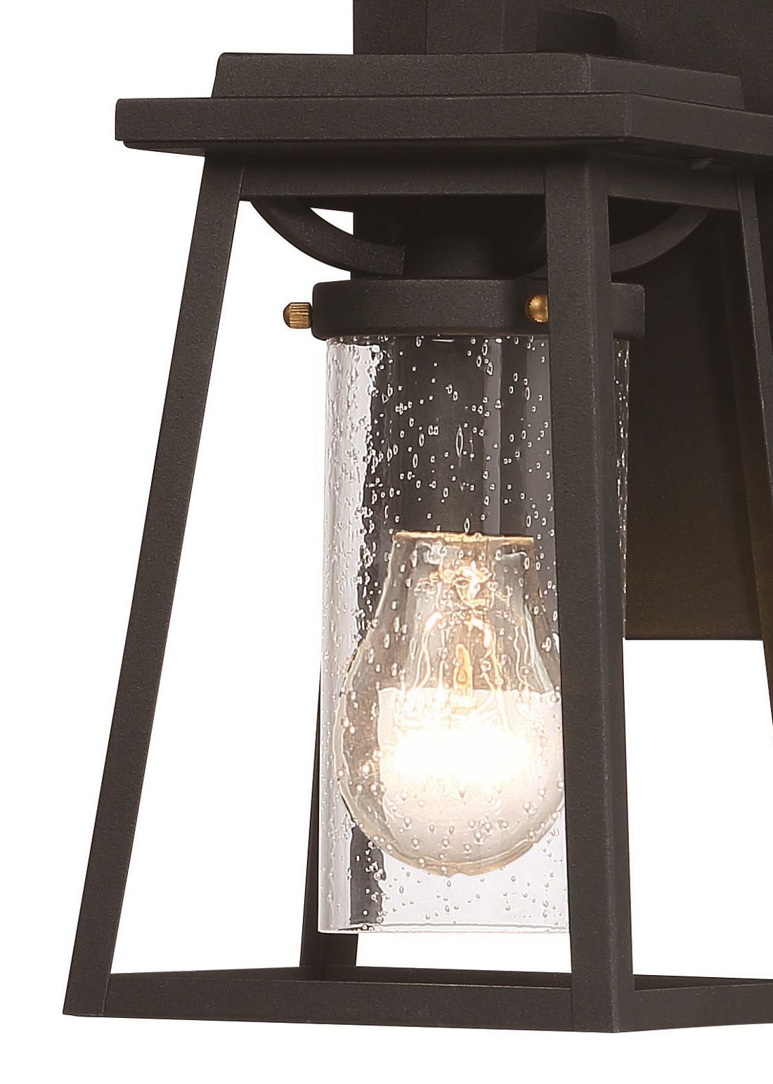 Image 2 The Great Outdoors Lanister Court 1-Light Black and Gold Outdoor Wall Mount more views